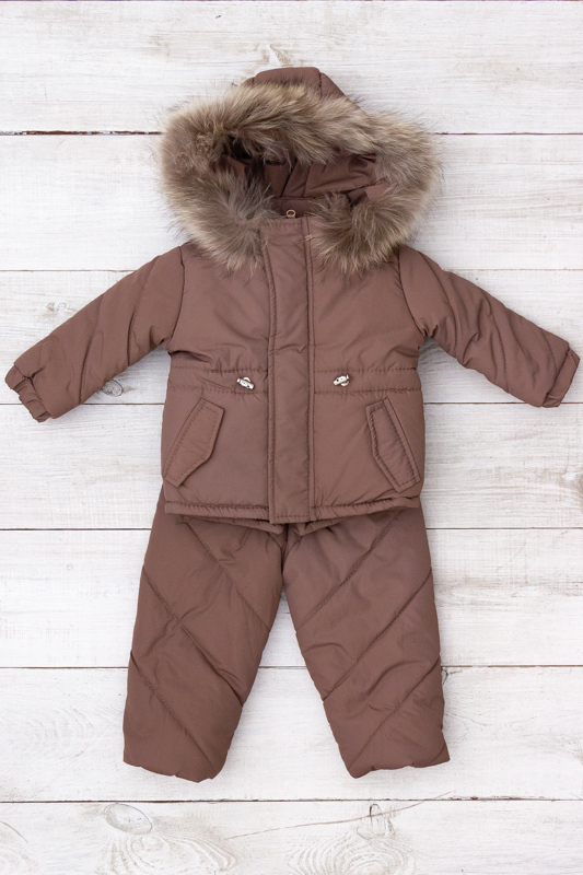 Костюм для дівчинки (куртка та комбінезон) зима